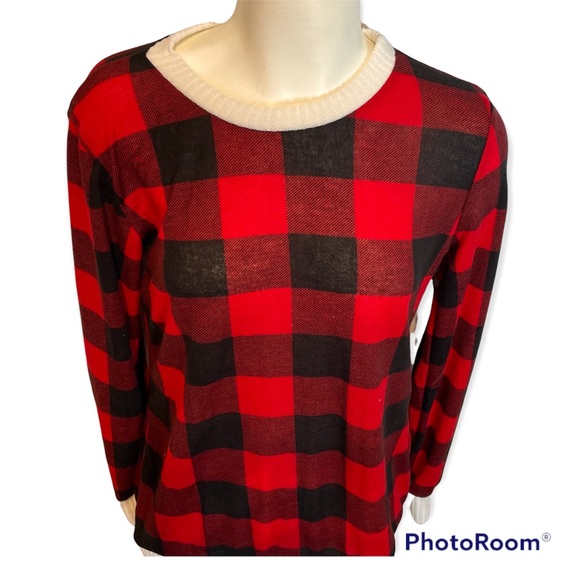 Long sleeve Buffalo plaid top - Picture 4 of 12
